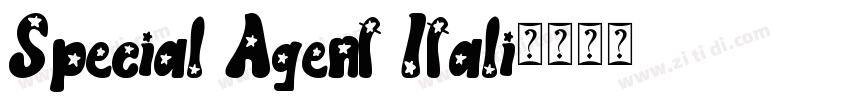 Special Agent Itali字体转换